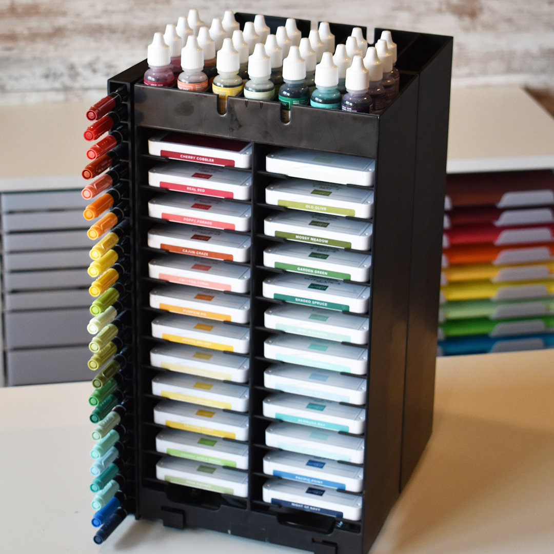 Make Your Own Ink Pad Storage Box - Tutorial & Giveaway! - Kat's Adventures  in Paper Crafting